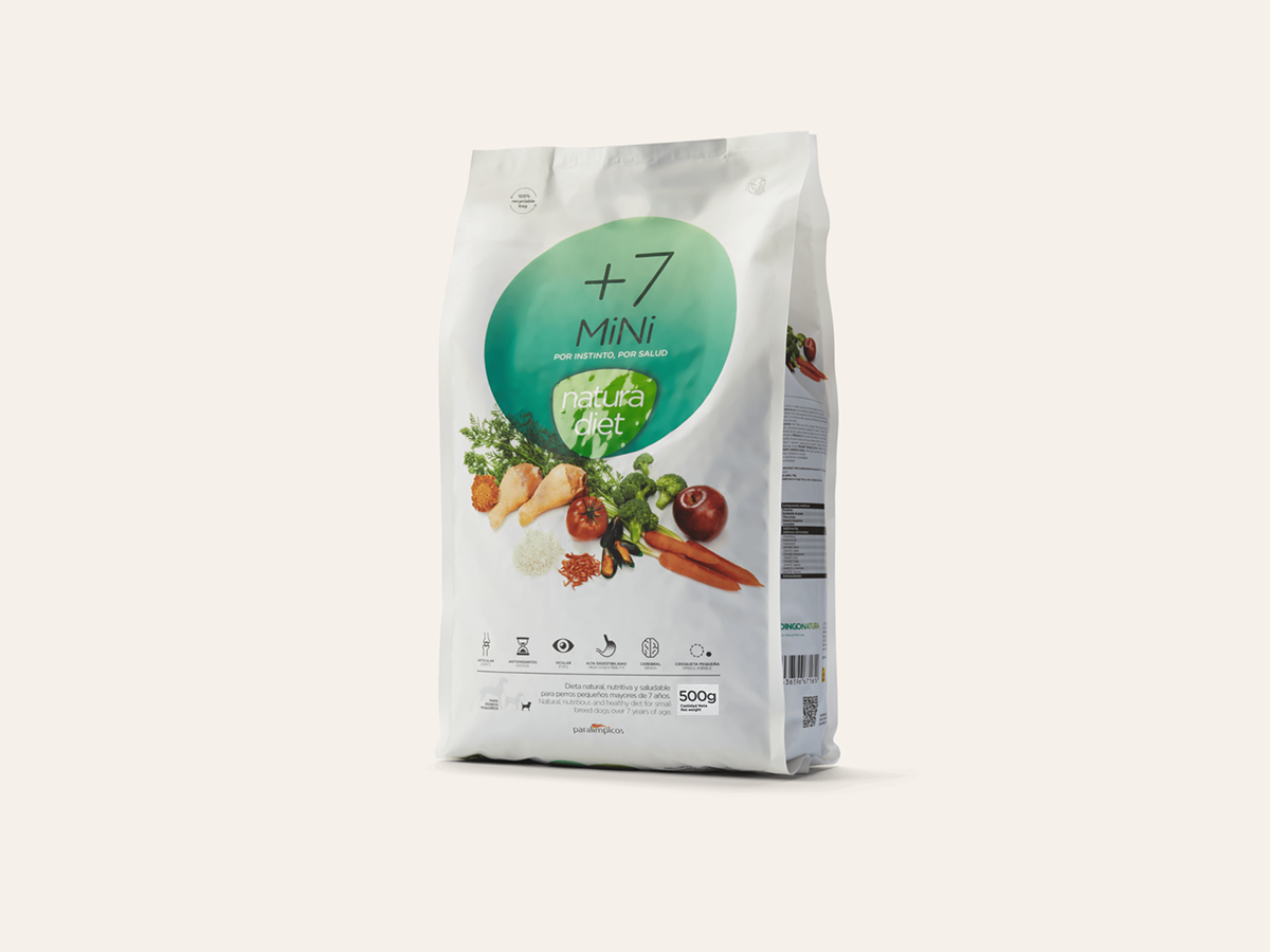 Pienso de Pollo, Cordero y Salmón "CONTROL PESO + ARTICULAR" para Perro Senior tamaño Mini/Pequeño