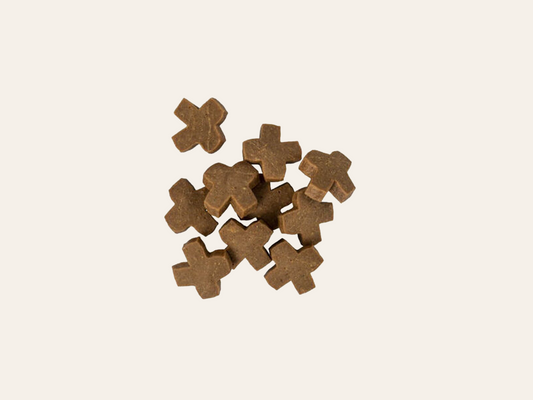 Snack Complementario Funcional de Pollo y Pavo SIN CEREALES + SOPORTE ARTICULAR y CONTROL DE PESO para Perro Adulto/Senior (también Esterilizado) cualquier tamaño