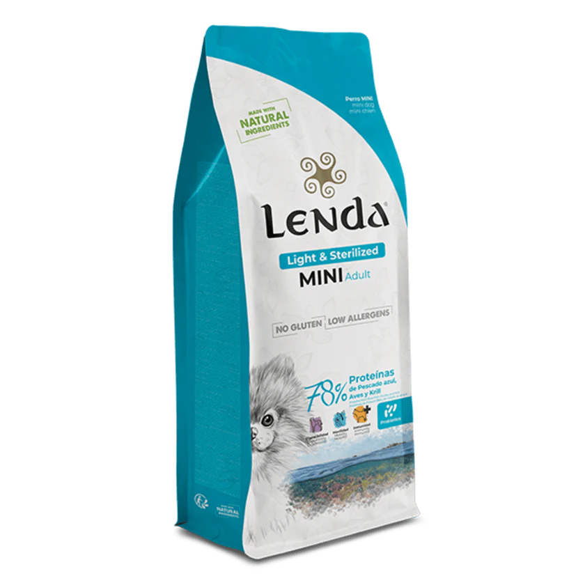 Pienso de Pescado Azul y Aves "CON CEREALES & GLUTEN + CONTROL DE PESO & SALUD ARTICULAR" para Perro Adulto/Senior de tamaño Mini/Pequeño