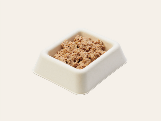 Paté de Pollo con Queso SIN CEREALES + DESARROLLO MUSCULAR y SALUD INTESTINAL para Perro Cachorro/Junior cualquier tamaño