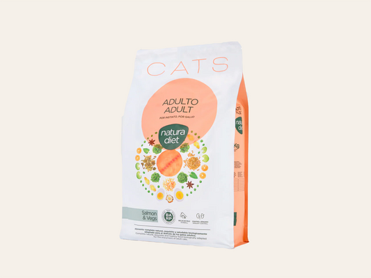 Pienso de Salmón y Pollo "HIPOALERGÉNICO ANTIESTRÉS" para Gato Adulto