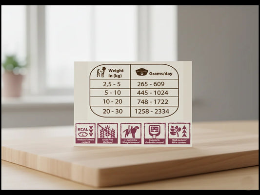 Lata de comida húmeda dietética para control de peso de Pollo y Pavo para Perro sin cereales