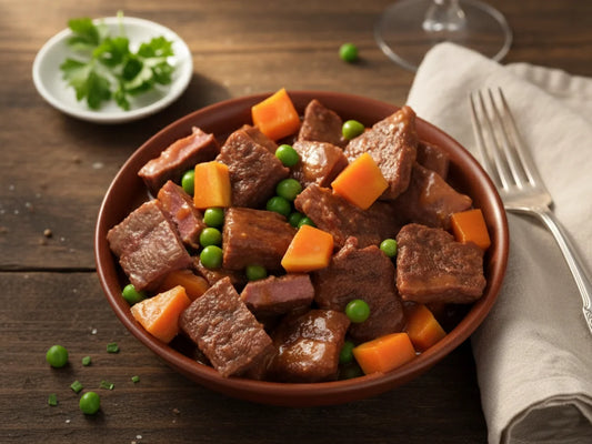 Envase de comida húmeda de Ternera fresca al 97% para Perro monoproteico y natural