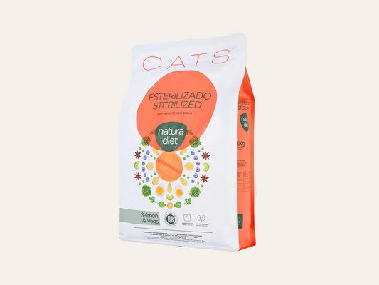 Pienso de Salmón y Pollo "CONTROL DE PESO, ANTIESTRÉS Y SALUD URINARIA" para Gato Adulto Esterilizado