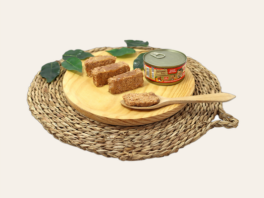 Paté natural de 66% Pollo monoproteico con frutas para Gato y Gatito