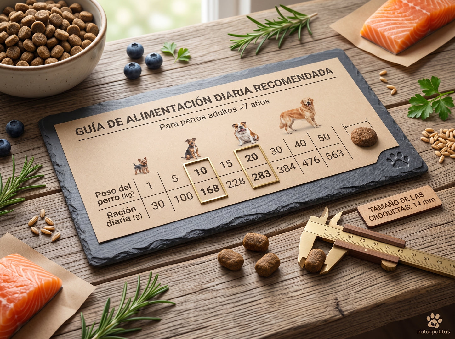 Pienso de Pescado SIN CEREALES + CONTROL DE PESO y PROTECCIÓN ARTICULAR para Perro Senior Tamaño Mediano/Grande/Gigante (también Esterilizados)