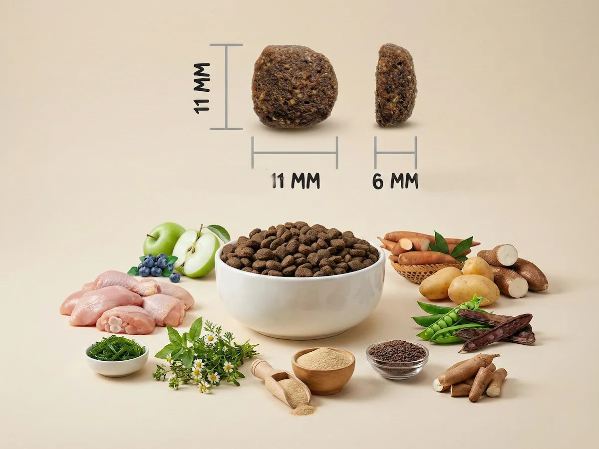 Saco de pienso Ownat Just Grain Free Light con pollo fresco para perros con sobrepeso o esterilizados