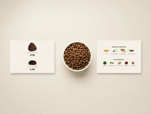 Pienso natural sin cereales con 20% pollo fresco y alta proteína para perro adulto