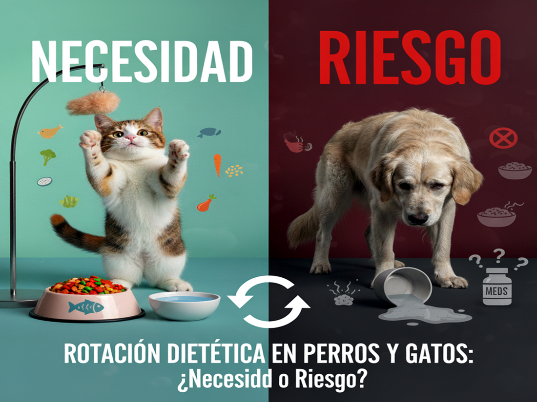 🔄 Rotación Dietética en Perros y Gatos: ¿Necesidad o Riesgo?