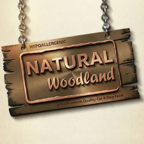 Logotipo Natural Woodland pienso hipoalergénico para perros