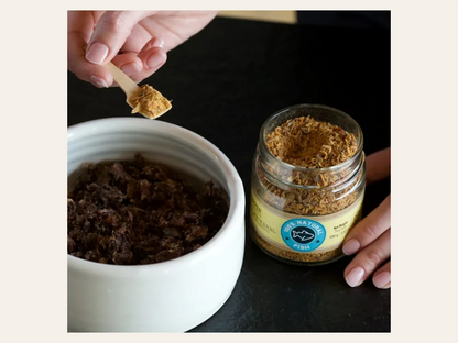 Topper Funcional Saborizante de Caballa "SIN CEREALES + CONTROL DE PESO & MASA MUSCULAR" para Perro & Gato