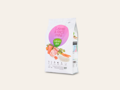 Pienso de Cordero, Salmón "SALUD ARTICULAR & CONTROL DE PESO" para Perro Adulto/Senior tamaño Mini/Pequeño