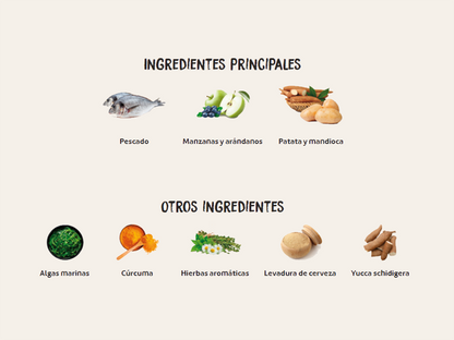 Pienso de Pescado Azul "SIN CEREALES HIPOALERGÉNICO + ALTA DIGESTIBILIDAD + PIEL SANA Y PELO BRILLANTE" para Gato Adulto/Senior