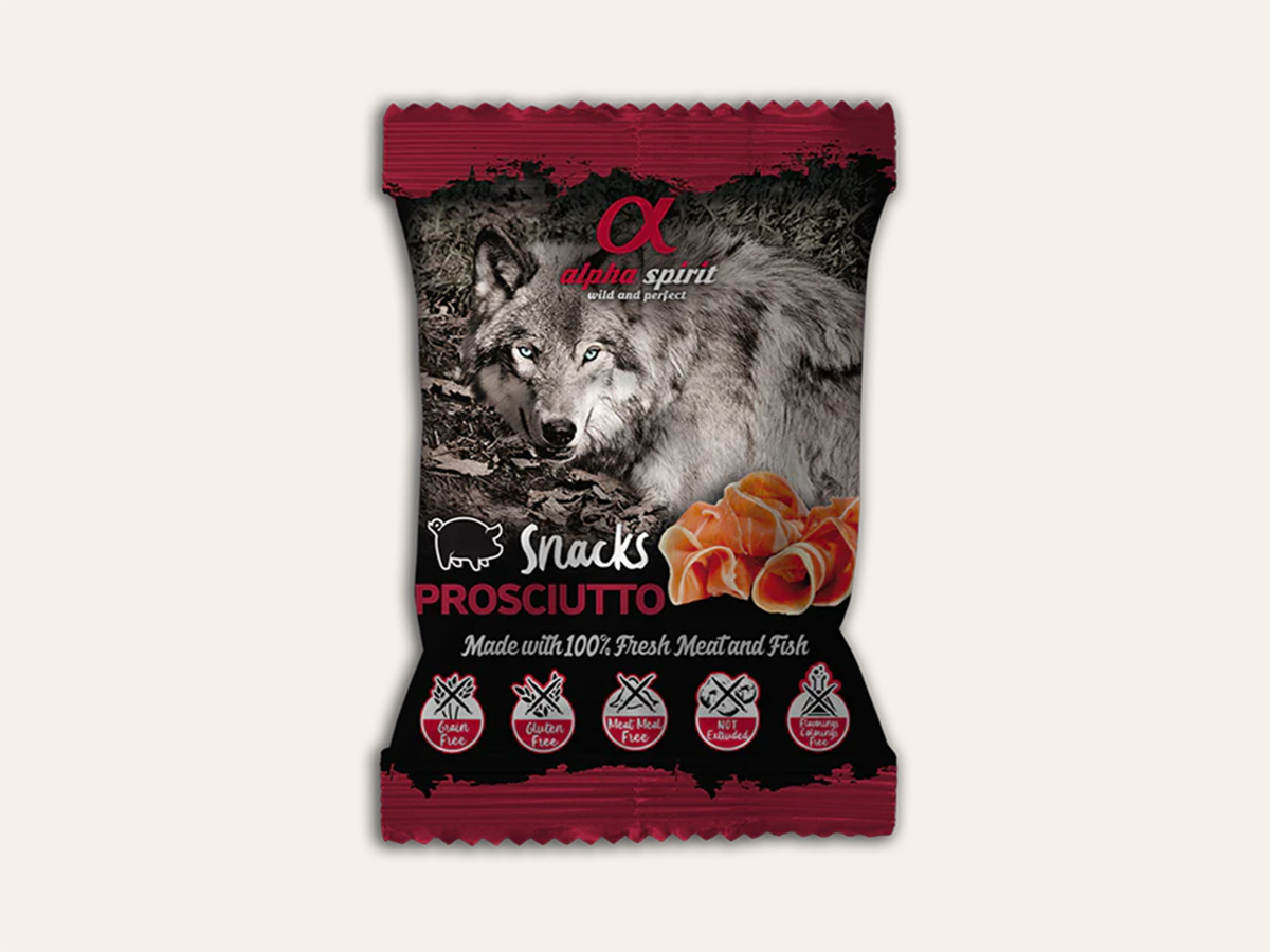 Snack Funcional Complementario de Cerdo, Pollo y Pescado "SIN CEREALES + DIGESTIÓN ÓPTIMA & VITALIDAD" para Perro cualquier edad y tamaño