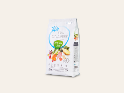 Pienso de Pavo, Huevo y Salmón "CONTROL DE PESO & MANTENIMIENTO MUSCULAR" para Perro Adulto cualquier tamaño