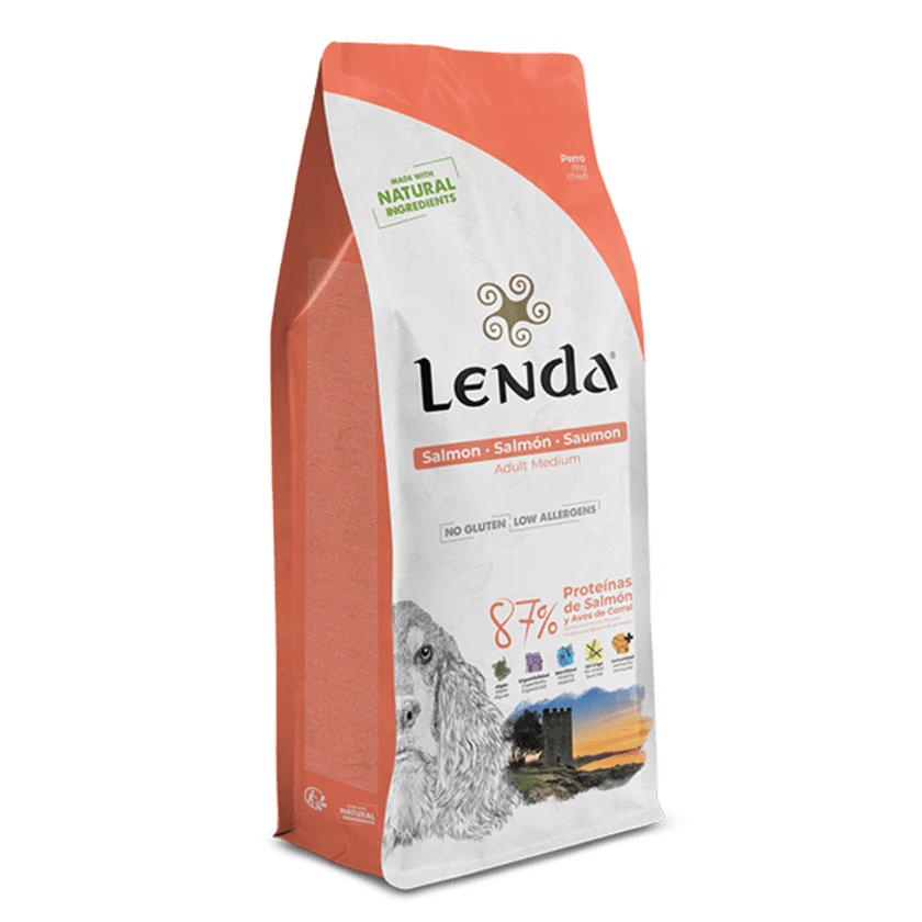 Pienso de Salmón y Ave "CON CEREALES SIN GLUTEN + SALUD ARTICULAR & DIGESTIVA" para Perro Adulto/Senior de tamaño Mediano/Grande/Gigante