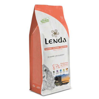 Pienso de Salmón y Ave "CON CEREALES SIN GLUTEN + SALUD ARTICULAR & DIGESTIVA" para Perro Adulto/Senior de tamaño Mediano/Grande/Gigante