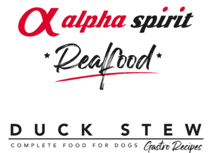 Comida Real Completa Estofado de Pato Fresco "SIN CEREALES + REFUERZO DIGESTIVO E INMUNITARIO" para perro Adulto/Senior cualquier tamaño