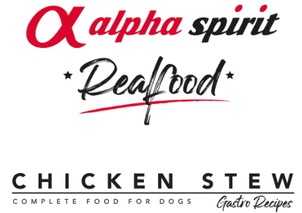 Comida Real Completa Estofado de Pollo Fresco "SIN CEREALES + REFUERZO DIGESTIVO E INMUNITARIO" para perro Adulto/Senior cualquier tamaño