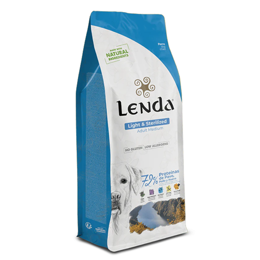 Pienso de Pavo y Pollo "CON CEREALES SIN GLUTEN + CONTROL DE PESO & ESPECÍFICO ESTERILIZADOS" para Perro Adulto/Senior de tamaño Pequeño/Mediano