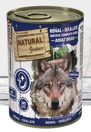 Paté Completo "VETERINARIO SIN CEREALES SALUD RENAL-OXALATO (IRC) & CARDIACA" para Perro Junior/Adulto cualquier tamaño