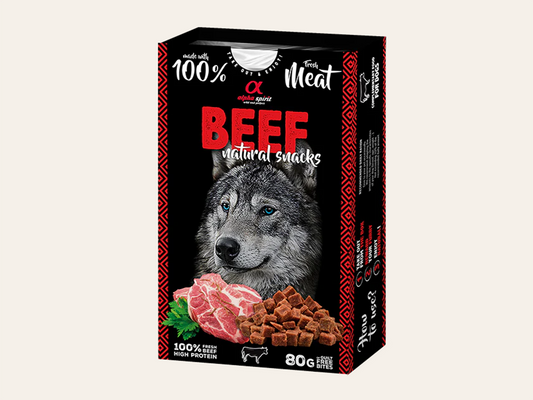 Snack Funcional Complementario Semihúmedo de Ternera "SIN CEREALES + SALUD ARTICULAR & DIGESTIVA" para Perro cualquier edad y tamaño