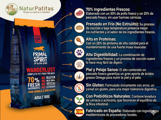 Pienso Semihúmedo de Pollo y Pescado "BAJO EN CEREALES SIN GLUTEN + ALTA DIGESTIBILIDAD & REFUERZO INMUNITARIO" para Perro Adulto de todos los tamaños