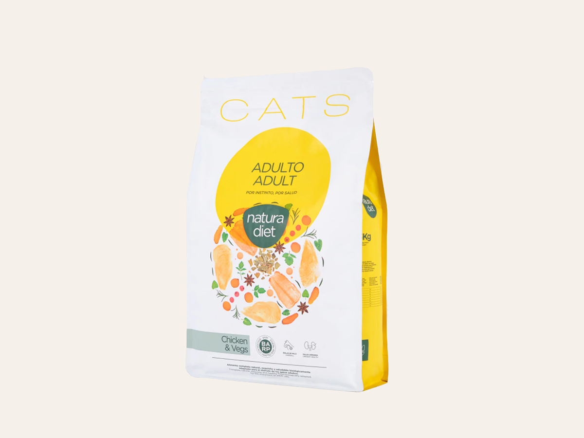 Pienso de Pollo y Salmón "ANTIESTRÉS & SALUD URINARIA-DIGESTIVA" para Gato Adulto