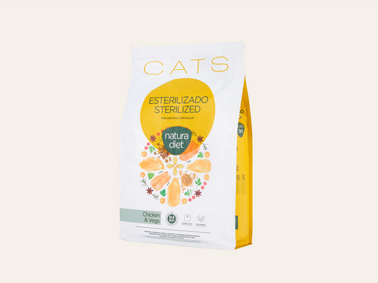 Pienso de Pollo y Salmón "CONTROL DE PESO, ANTIESTRÉS Y SALUD URINARIA" para Gato Adulto Esterilizado