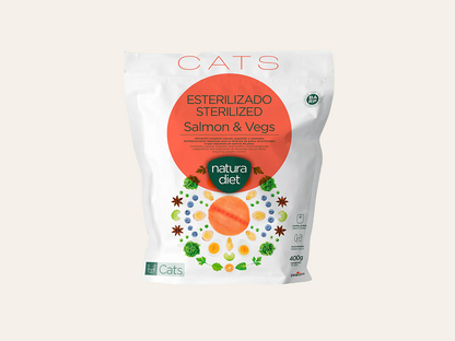 Pienso de Salmón y Pollo "CONTROL DE PESO, ANTIESTRÉS Y SALUD URINARIA" para Gato Adulto Esterilizado