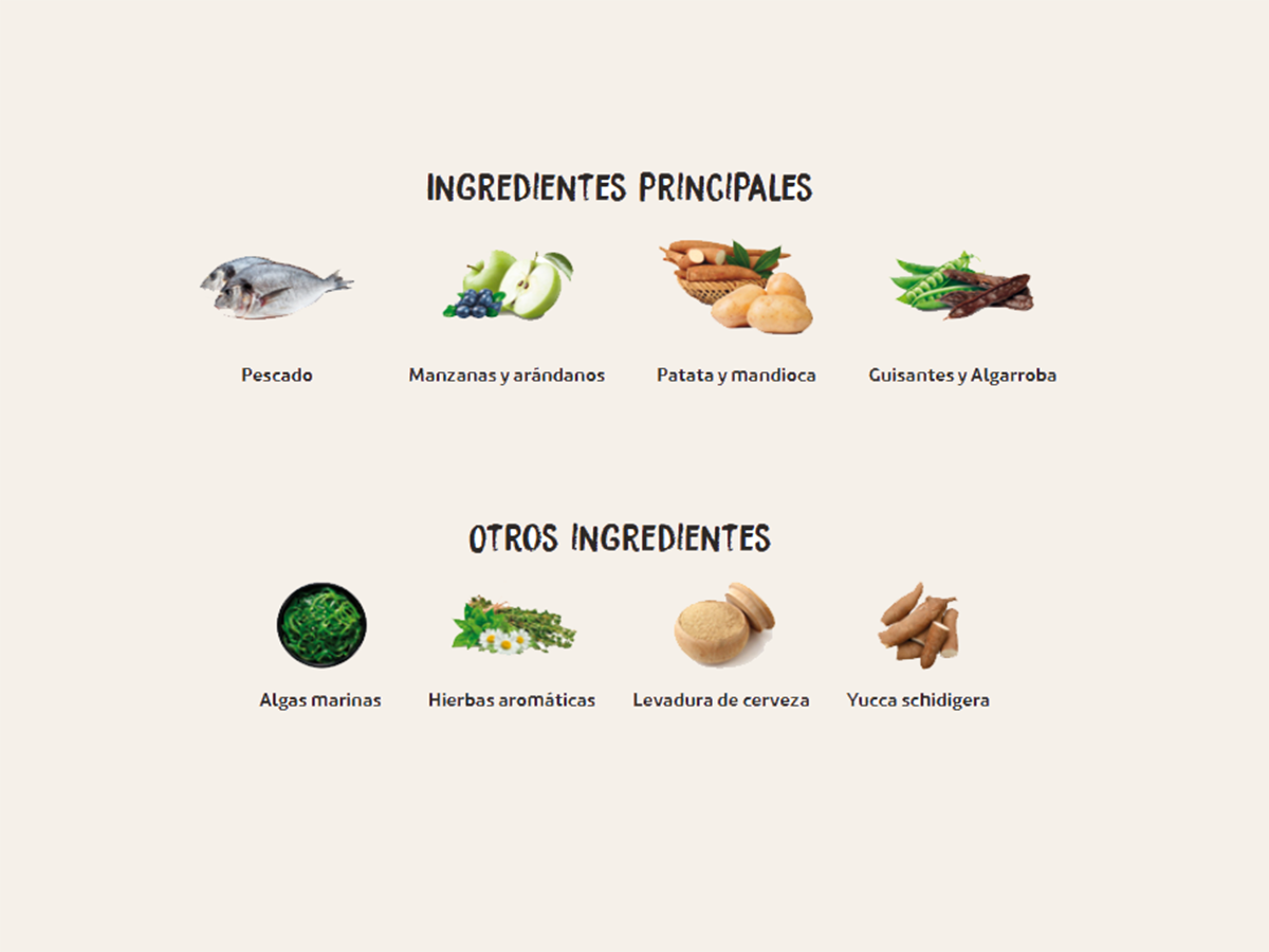 Pienso de Pescado Azul y Pollo "SIN CEREALES + CUIDADO ARTICULAR & PIEL SANA" para Perro Adulto cualquier tamaño