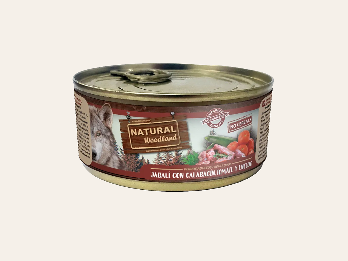 Paté de Jabalí "SIN CEREALES, HIPOALERGÉNICO" para Perro Adulto cualquier tamaño