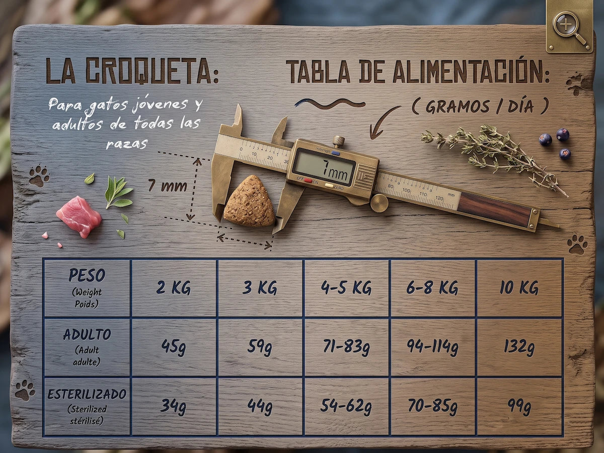 Pienso Seco de Cerdo y Salmón SIN CEREALES + CONTROL DE PESO e HIPOALERGÉNICO para Gato Esterilizado Junior/Adulto /Senior)