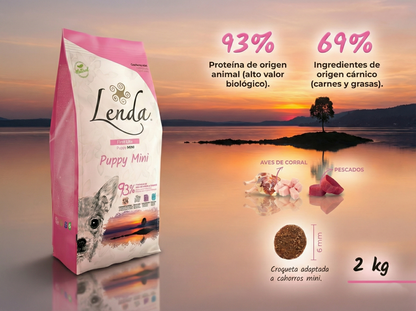 Pienso de Pollo, Pato y Pescado CON CEREALES SIN GLUTEN + PROTECCIÓN ARTICULAR y DIGESTIÓN ÓPTIMA para Perro Cachorro/Junior de tamaño Mini/Pequeño