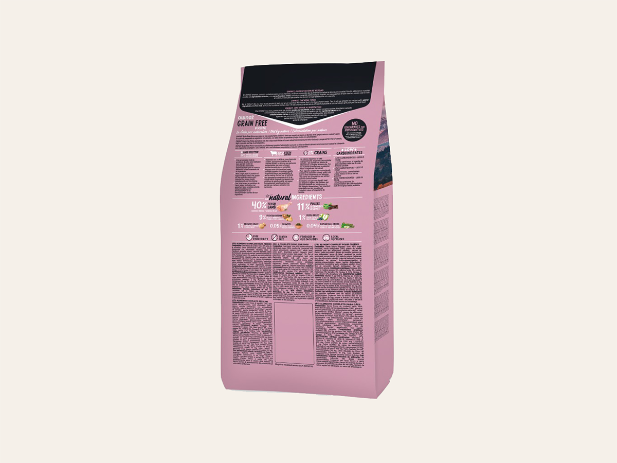 Pienso de Cordero, Cerdo y Pollo "SIN CEREALES + CUIDADO ARTICULAR & PIEL SANA" para Perro Adulto Mini/Pequeño/Mediano