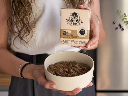 Comida Cocinada de Ternera SIN CEREALES + CUIDADO DIGESTIVO y CUIDADO DE LA PIEL para Perro de Todas las Etapas y Tamaños (también Esterilizados)