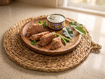Paté Completo de Codorniz y Cerdo SIN CEREALES + SALUD URINARIA y CONTROL DE PESO para Gato Adulto (también Esterilizado)