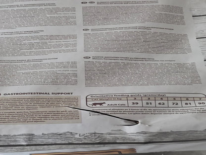 ROTURA MÍNIMA: Pienso VETERINARIO SIN CEREALES + DIGESTIÓN ACTIVA y ALTA ABSORCIÓN DE NUTRIENTES para Gato Adulto/Senior (también Esterilizado)