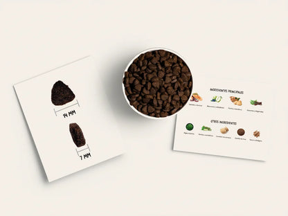 Saco de pienso natural Ownat Just Grain Free sabor Salmón y Marisco con 38% de proteína para perros