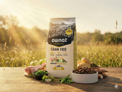 Pienso completo de Pollo fresco sin cereales para Perro cachorro con alta proteína