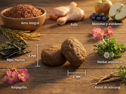 Pienso digestivo de Pollo fresco y Salmón para Perro con probióticos para flora intestinal