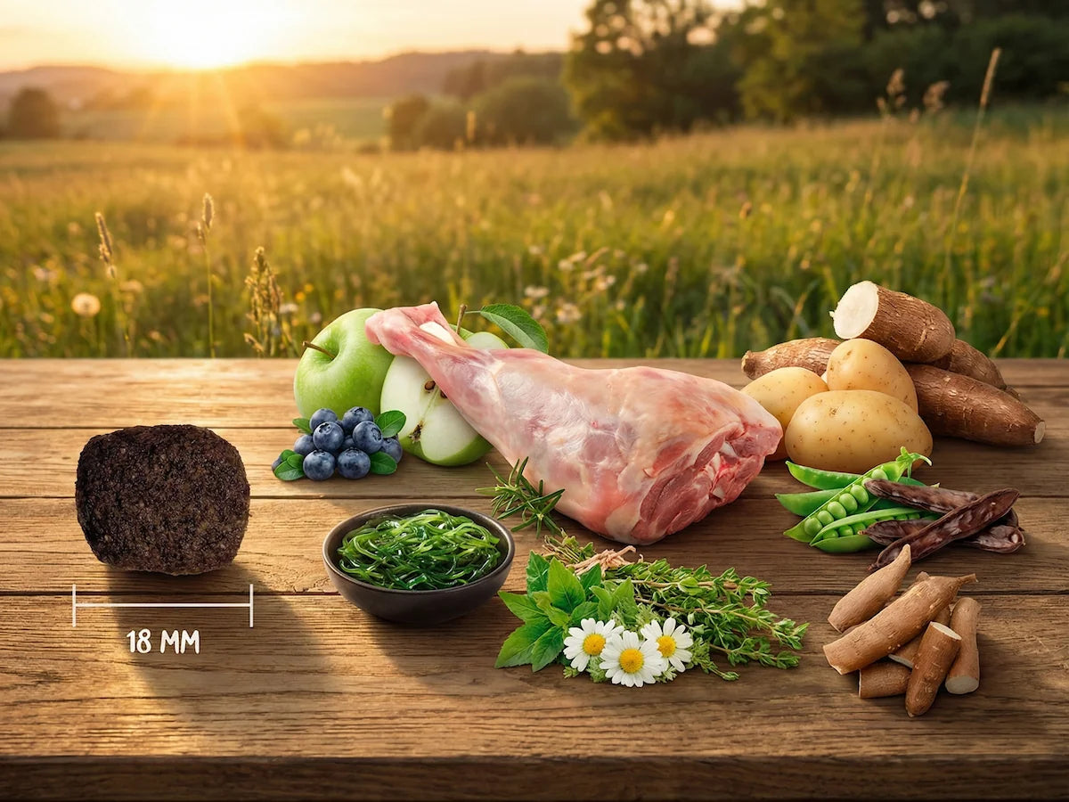 Pienso hipoalergénico de 50% Cordero fresco para Perro sin cereales con condroprotectores