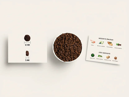 Pienso natural sin cereales con 40% cordero fresco para perro de raza pequeña