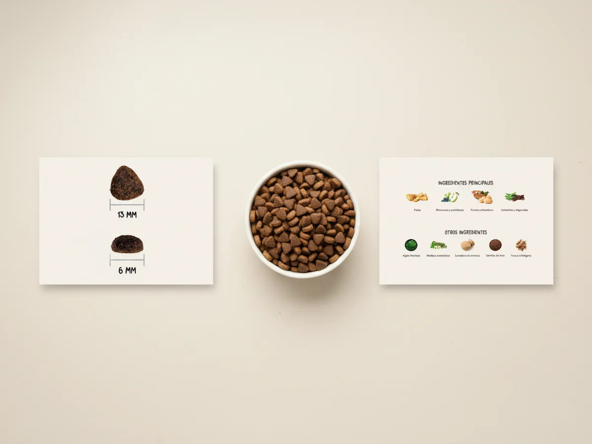 Pienso natural sin cereales con 20% pollo fresco y alta proteína para perro adulto