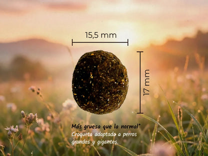 Saco de pienso completo de Cordero y Pollo para Perro de raza grande con colágeno y condroprotectores