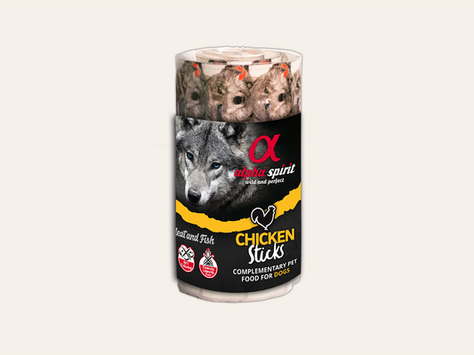 Snack Funcional Complementario de Pollo, Pescado e Hígado de Cerdo "SIN CEREALES + DIGESTIÓN ÓPTIMA & VITALIDAD" para Perro cualquier edad y tamaño