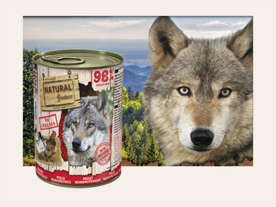 Mousse Completo de Pollo "SIN CEREALES + DIGESTIVO" para Perro Adulto/Senior cualquier tamaño