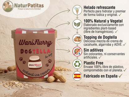 Helado de DogTella CON CEREALES Y GLUTEN + HIDRATACIÓN y ALTA DIGESTIBILIDAD para Perro Junior/Adulto/Senior (también Esterilizado)