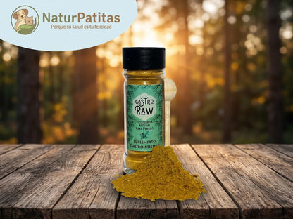 Suplemento de Alfalfa e Hierbas Medicinales SIN CEREALES + PROTECCIÓN ESTOMACAL y REGENERACIÓN FLORA para Perro Adulto/Senior Cualquier Tamaño (también Esterilizados)